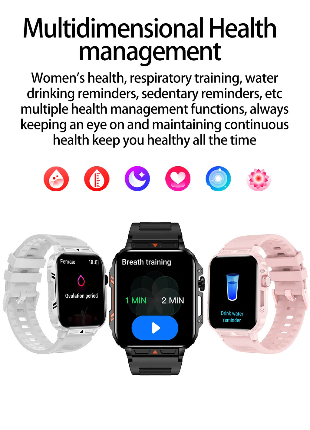 Multi-Function Smart Fitness Watch