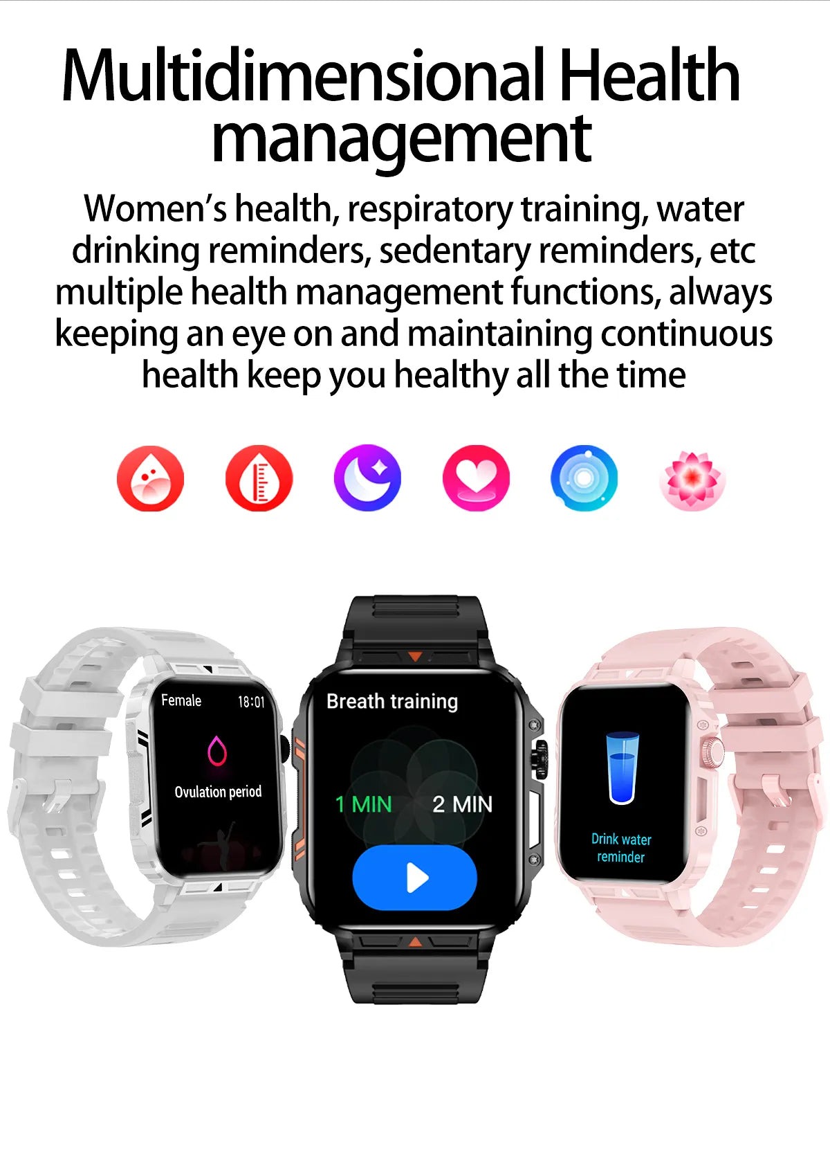 Multi-Function Smart Fitness Watch