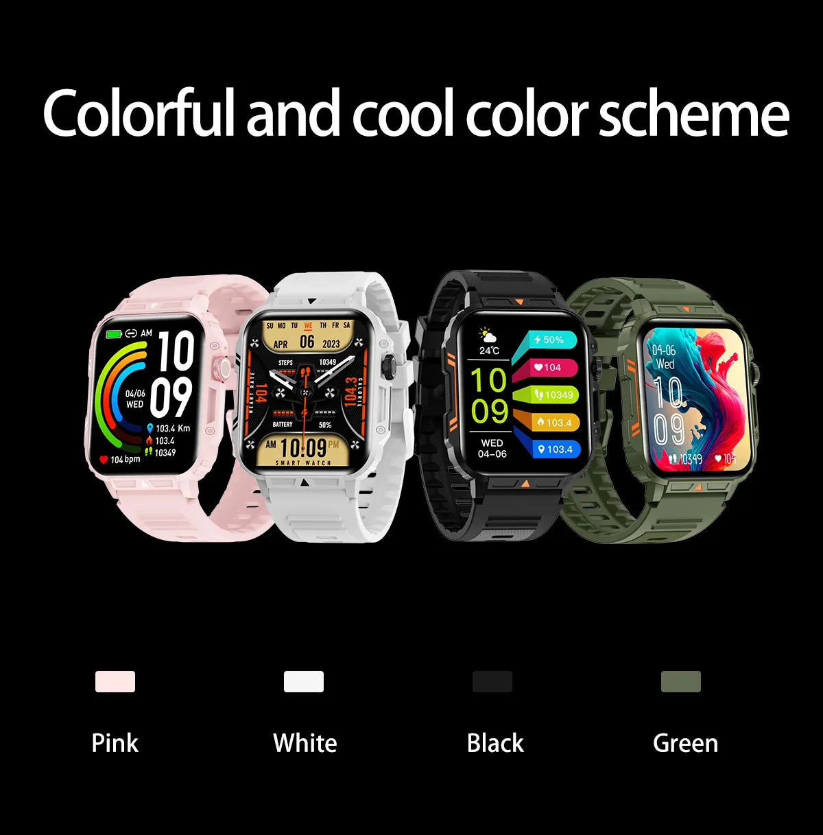 Multi-Function Smart Fitness Watch
