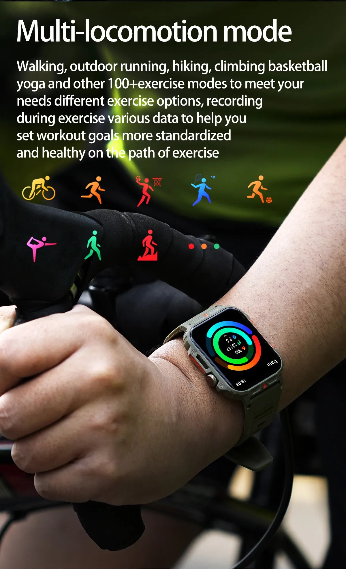 Multi-Function Smart Fitness Watch