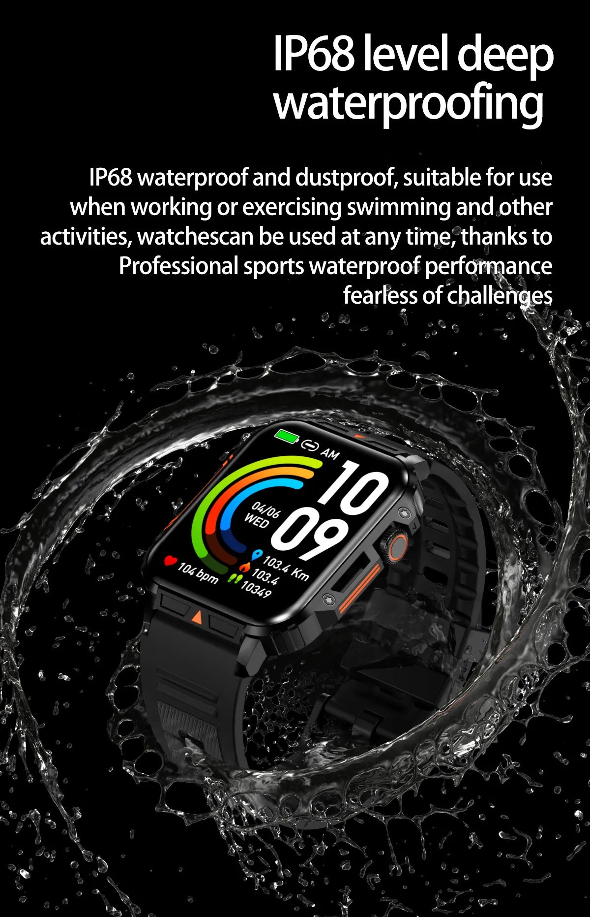Multi-Function Smart Fitness Watch
