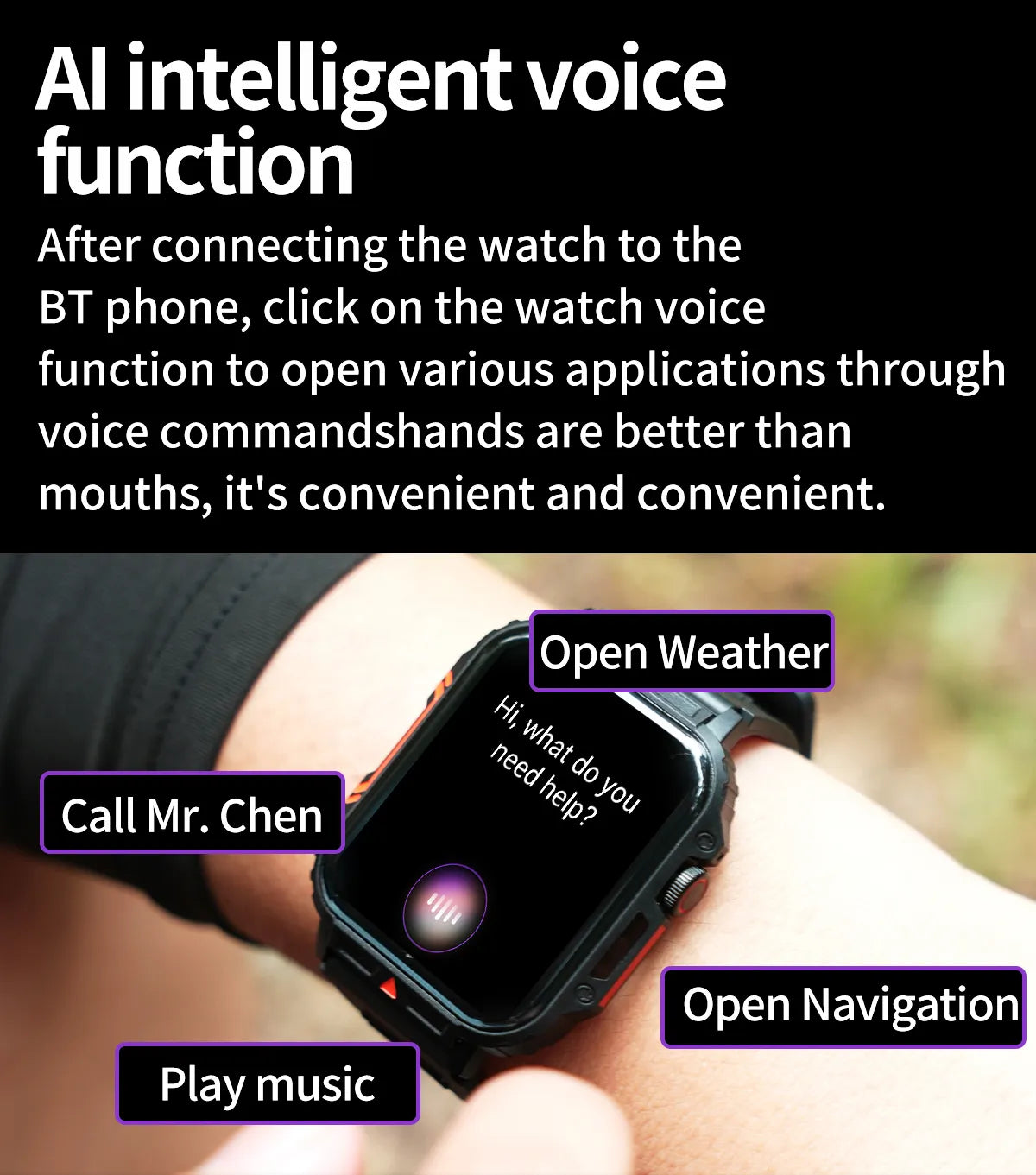 Multi-Function Smart Fitness Watch